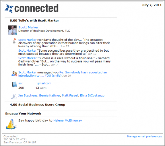 Connected Email